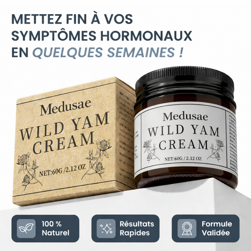 Crème d'igname sauvage pour l'équilibre hormonal