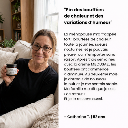 Crème d'igname sauvage pour l'équilibre hormonal