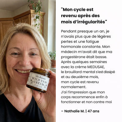Crème d'igname sauvage pour l'équilibre hormonal