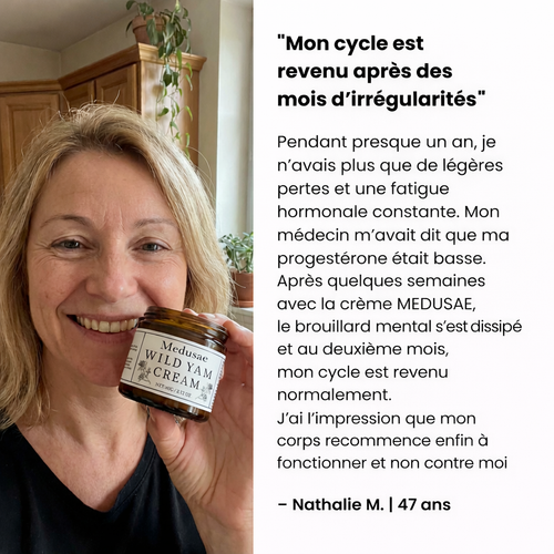 Crème d'igname sauvage pour l'équilibre hormonal