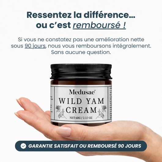 Crème d'igname sauvage pour l'équilibre hormonal