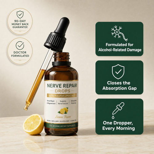 Medusae Nerve Repair Drops™ — For Alcohol-Induced Nerve Damage